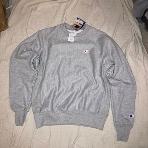 BRAND NEW Champion Crew Neck Reverse Weave Embroidered Sweater Size Small Womens